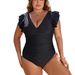 One-piece Swimsuit Sexy Swimsuit_desvips.com