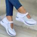 Women's spring and summer new foreign trade wedges and Velcro casual large size sports shoes for women_desvips.com