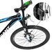 Solar Wireless Large Screen Night Light Waterproof Bicycle Equipment Temperature Speedometer Odometer Speed Computer_desvips.com