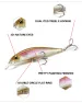 1 Pcs 85mm 8g Minnow Lures Fishing 9 Colors Suspending Wobbler Swimbait 3D Eyes Treble Hooks Artificial Bait Tackle Accessories_desvips.com