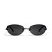 Frameless Metal Oval Mercury UV400 Sunglasses, Retro American Style, Designed For Trendy Women, Suitable For Outdoor Driving, Walking, And Climbing_desvips.com