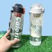 creat outdoor sports fi dumbbell water bottle can fill plastic dumbbell cup large capacity fi water cup_desvips.com