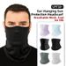 Sun Protection Ice Silk Face Mask For Women With Ear Loops Thin Mesh Breathable Sports Headscarf Outdoor Cycling Neck Warmer_desvips.com