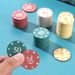 Single Denomination Poker Chips 100PCS ,Assorted Poker Chip Set 100PCS- For All Gaming Scenarios,Casino & Home Use_desvips.com