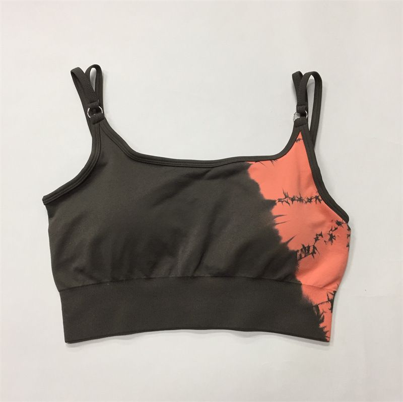 Women's High Waisted Hip Lifting Running Pants Autumn Printed Seamless Yoga Wear Fitness Tie Dye High Elasticity Sports Clothing_desvips.com