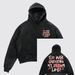 Zipper Hoodie Cool Internet Celebrity Hooded Cardigan Small Bell Letter New Print Jacket Top_desvips.com