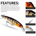 Floating Fishing Hard 7.3g Long Casting Lure Bionic 8.2cm Minnow Bait DW1038_desvips.com