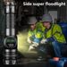 Cross-Border New White Laser Strong Flashlight Digital Display Multi-Function Side Portable Outdoor Emergency Light_desvips.com