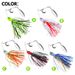 Anti-Hook Bottom Beard Man Lure 10G 14G Tassel Spinnerbait Rotating Composite Sequin Fishing Bait_desvips.com
