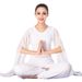 Yoga Set For Women, Fairy Rhythm Dance Costume, White Chiffon Flowing Dress, Mesh 2025 New Performance Outfit_desvips.com