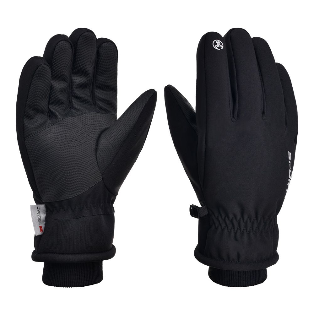 Winter 3M Ski Thermal Touchscreen Compatible Low Temperature Resistant Electric Bike Riding Handlebar Gloves_desvips.com