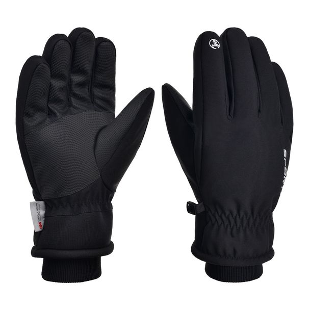 Winter 3M Ski Thermal Touchscreen Compatible Low Temperature Resistant Electric Bike Riding Handlebar Gloves_desvips.com