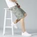 Cross-border Summer Pure Cotton Sports Casual Shorts For Men, Thin Beach Shorts, Straight Loose Camouflage Mid-length_desvips.com