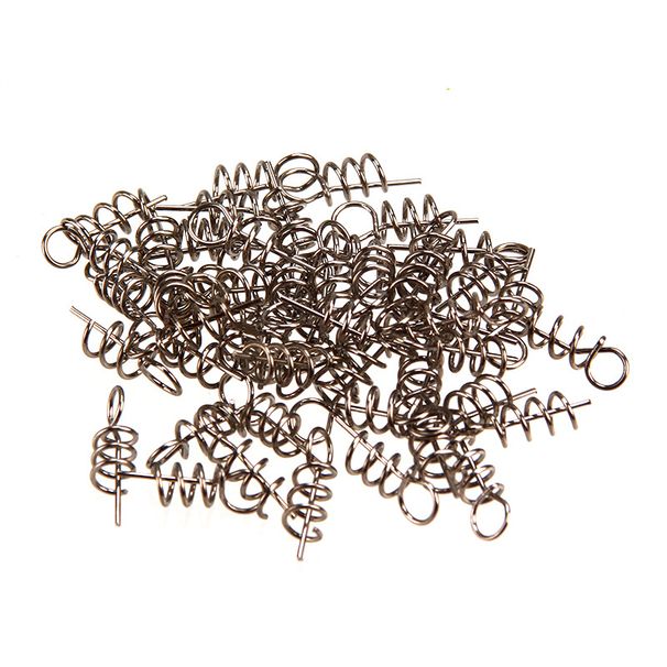 Lure Bait, Soft Bait Lock Pin, Spring Pin, Anti Bottom Crank Hook 50 Pieces/bag, Fishing Gear Accessories_desvips.com