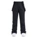 001 For Men And Women Winter Outdoor Windproof Water-Resistant Warm Thickened Snowboard Snow Ski Bib Pants_desvips.com
