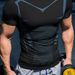 Men's Quick-Dry Workout T-Shirt, Slim Fit Breathable Gym Shirts With Graphic Print, Stretch Active Training Tee_desvips.com