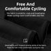 ROCKBROS Fahrrad Hose Lang mit 3D Sitzpolster Herbst Atmungsaktiv Reflektierend_desvips.com