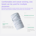 Sports Sweat-wiping Wristband, Outdoor Running Quick-dry Cooling Wrist Towel, Fitness High-elastic Breathable Sleeve,_desvips.com