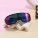 Children's Windproof Sports Sunglasses, Boys' And Girls' Outdoor Ski Goggles, Large Frame, Anti-glare, Anti-UV_desvips.com