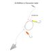 200pcs Surf Fishing Rig Making Kit Saltwater Pompano Rig Fish Finder Rig Fishing Hook Weight Sinker Swivel Snap Bass Trout_desvips.com