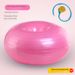 Thickened Donut-Shaped Yoga Ball | PVC Explosion-Proof Inflatable Fitness Ball For Balance Training & Weight Loss_desvips.com