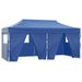 Foldable Party Tent - 600D Oxford Fabric With PVC Coating, Powder-Coated Steel Frame, UV- And Water-Resistant, Ideal For Outdoor Events_desvips.com