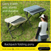 Outdoor Backpack Pencil Case Shoulder Small Folding Portable Chair Bag Stool For Camping Picnic Queuing Fishing_desvips.com