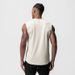 Summer New Men's Fitness Vest, Quick-Dry Sleeveless T-Shirt, American-Style Loose Fit, Large Size, Wide Shoulder Letter_desvips.com