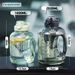 HOOMEY Extra Large Capacity Ton Unisex Fitness Sports High Temperature Resistant Tea Separation Plastic Water Bottle_desvips.com