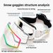 Double Layer Anti-Fog Spherical Kids Ski Glasses Protective Goggles For Ages 6-14 Children's Equipment_desvips.com