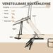 2er Set Sonnenliege Klappbar Gartenliege Mit Sonnendach 5-Fach Höhenverstellbarer Rückenlehne Braun_desvips.com