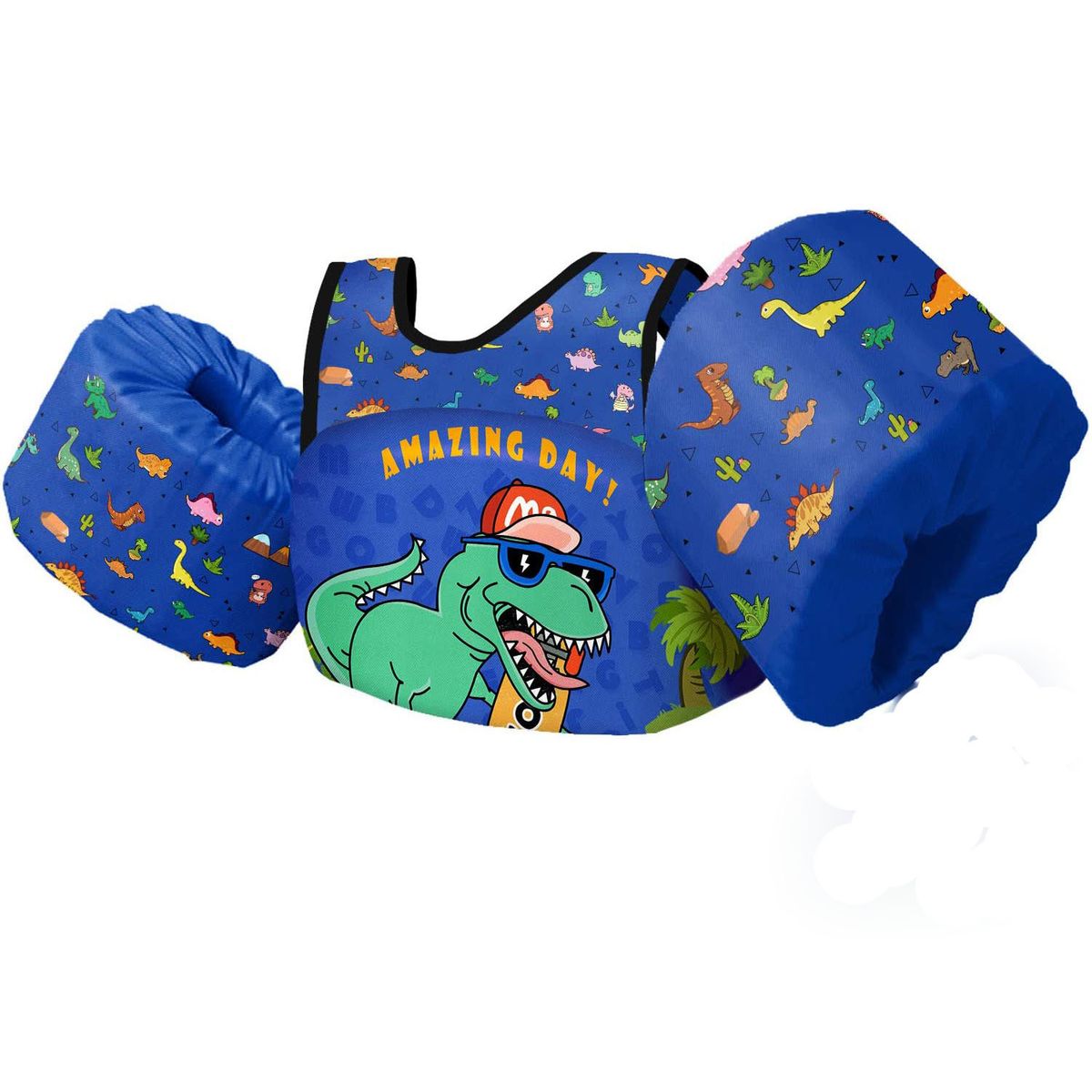 Baby swimming safety training equipment children's floating ring sleeve buoyancy clothing_desvips.com