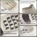 Short Pilates Socks Non-Slip Five Finger Yoga Special Open Toe Split Toe Fitness & Body Building Sports Gear_desvips.com