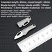 Mini Titanium Alloy Pocket Keychain, Portable And Creative Tool For Opening Packages, Sharp Folding Knife_desvips.com