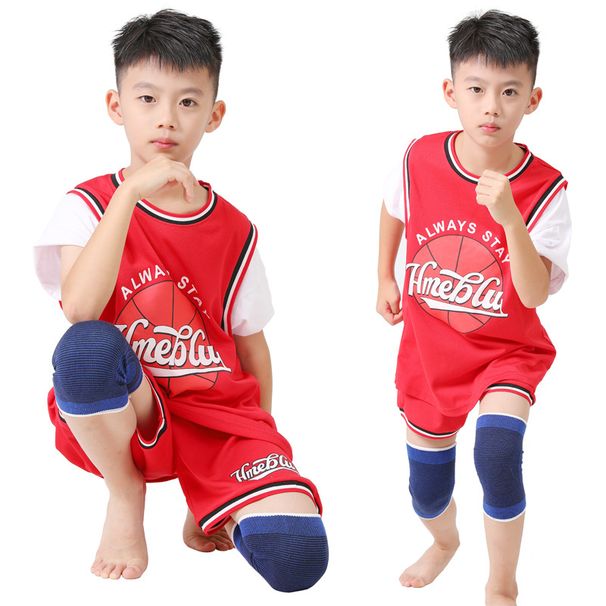 Manufacturer Knitted Children's Roller Skating Climbing Running Knee Pads Warm Student Protective Gear Sports Supplies_desvips.com