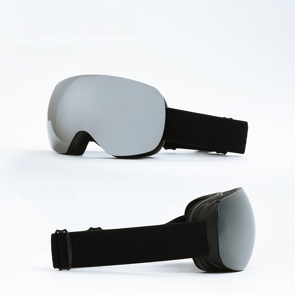 New Ski Goggles Double Layer Anti-Fog Large Spherical REVO Coating UV400 Clip-On Prescription Glasses/HX12 No Holes_desvips.com