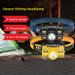 New Wave Sensor Strong Head-Mounted Portable Red Light Fishing Camping Night Running Outdoor Headlamp_desvips.com