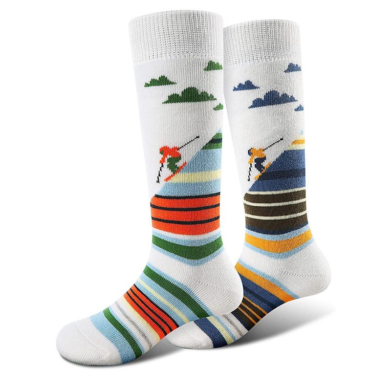 Professional Ski Long Tube Unisex Thickened Towel Bottom Autumn Winter Warm Hiking Outdoor Sports Socks_desvips.com