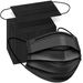 ZTANPS 100 PCS Disposable Face Masks, Black, 3 Ply Protection_desvips.com