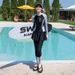 Two-Piece Swimsuit For Women, Sleeve Long Pants, Sun Protection, 2025 New Slimming Hot Spring Swimwear, Jellyfish Suit,_desvips.com