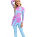 2023 New 3-Piece Muslim Set Printed Conservative Beach Swimwear Chest Pad + Apron Scarf Separately_desvips.com
