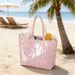 Women's Beach Towel, Toiletry Organizer Tote Bag, Shoulder Handbag, Ideal Daily Swimming Pool Travel, Essential For Home_desvips.com