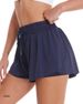 Breathable Women's Sports Shorts - Elastic Drawstring Waist, Liner Design, Side Pocket, Ideal For Gym Yoga Running_desvips.com