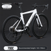 Variable Speed Road Bike Integrated Ultra-Light Quick Bend Handlebar For Men And Women Adult Bicycle Cheap One Piece_desvips.com