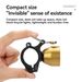 ROCKBROS Bike Bell Mini Bell Copper Alloy 90dB For 22.2–31.8mm Handlebars_desvips.com