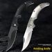 Stainless Steel Mini All-steel Patterned Pocket Outdoor Portable Fruit Package-opening Knife, Folding Knife_desvips.com