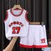 Boys And Girls Basketball Set Team Uniform Outdoor Sports Wear Stylish Big Kids Short Sleeve Training Jersey_desvips.com