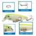 Lure Bait Long Distance Casting Floating Minnow With Center Of Gravity Transfer Steel Ball 8.7cm11.5g Attack Perch Fish Bait_desvips.com