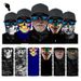 Xunyan Skull Half-Face Series Magic Headscarf Seamless Protective Warm Neck Warmer Outdoor Gear Face Mask_desvips.com