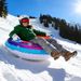 Eco-frindly PVC Round Thicknd War-rsistant Explosion-proof With Handl Sld Saf Anti-rollovr Inflatabl Ski_desvips.com